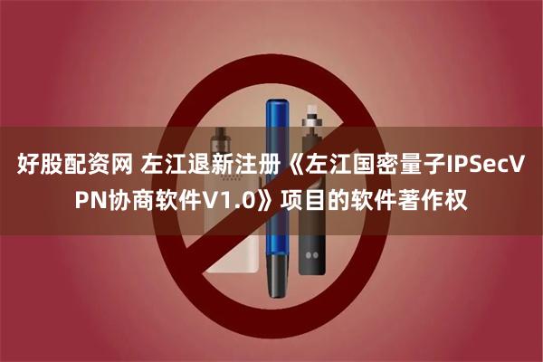 好股配资网 左江退新注册《左江国密量子IPSecVPN协商软件V1.0》项目的软件著作权