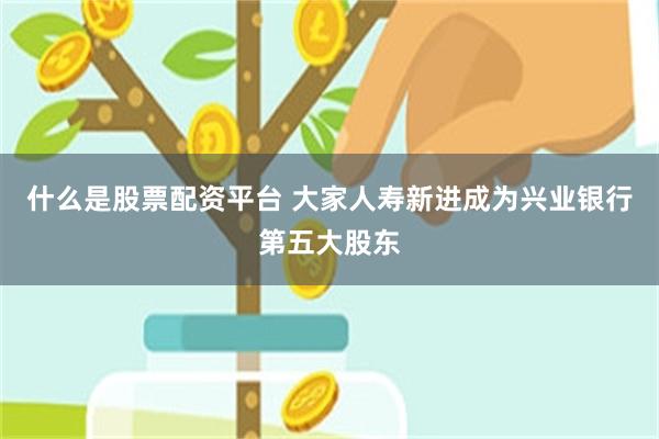 什么是股票配资平台 大家人寿新进成为兴业银行第五大股东