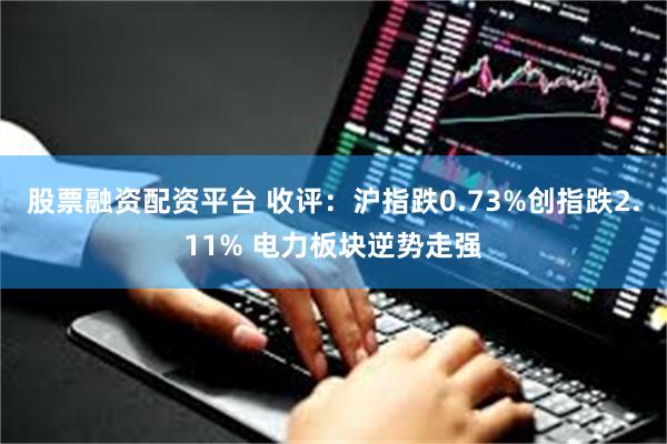 股票融资配资平台 收评：沪指跌0.73%创指跌2.11% 电力板块逆势走强