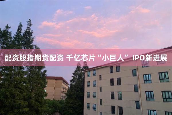 配资股指期货配资 千亿芯片“小巨人” IPO新进展
