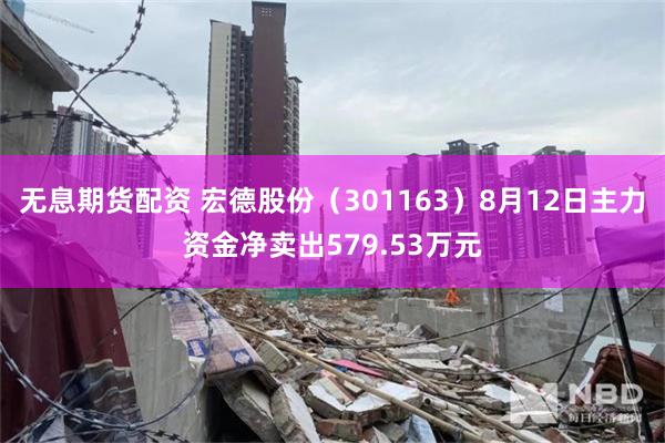 无息期货配资 宏德股份(301163)8月12日主力资金净卖出579.53万元