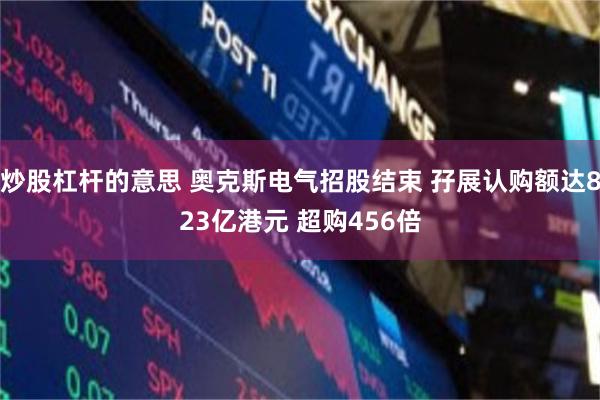 炒股杠杆的意思 奥克斯电气招股结束 孖展认购额达823亿港元 超购456倍