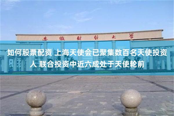 如何股票配资 上海天使会已聚集数百名天使投资人 联合投资中近六成处于天使轮前