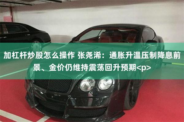 加杠杆炒股怎么操作 张尧浠：通胀升温压制降息前景、金价仍维持震荡回升预期<p>