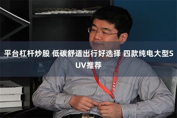 平台杠杆炒股 低碳舒适出行好选择 四款纯电大型SUV推荐