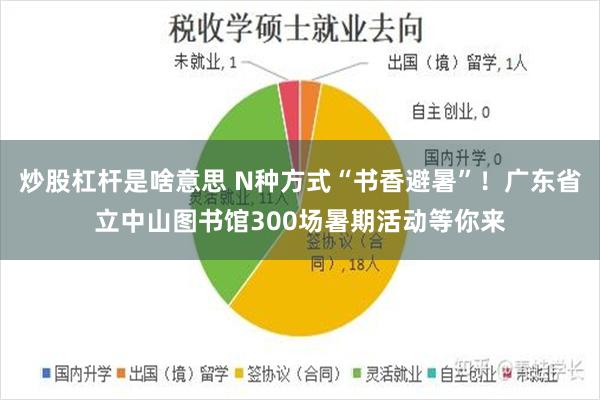 炒股杠杆是啥意思 N种方式“书香避暑”！广东省立中山图书馆300场暑期活动等你来