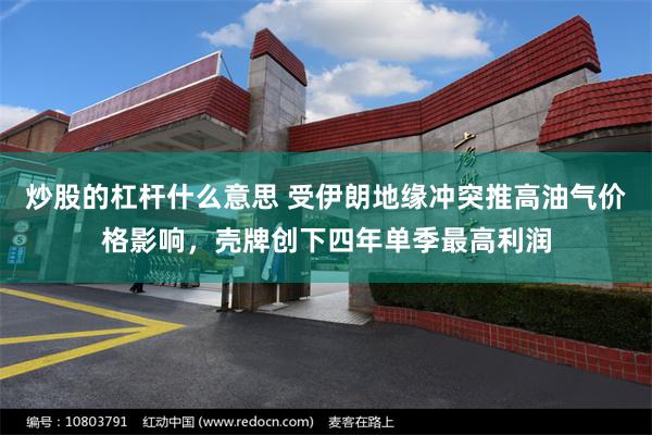 炒股的杠杆什么意思 受伊朗地缘冲突推高油气价格影响，壳牌创下四年单季最高利润