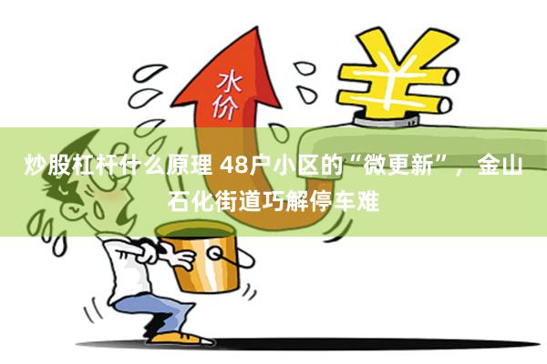 炒股杠杆什么原理 48户小区的“微更新”，金山石化街道巧解停车难